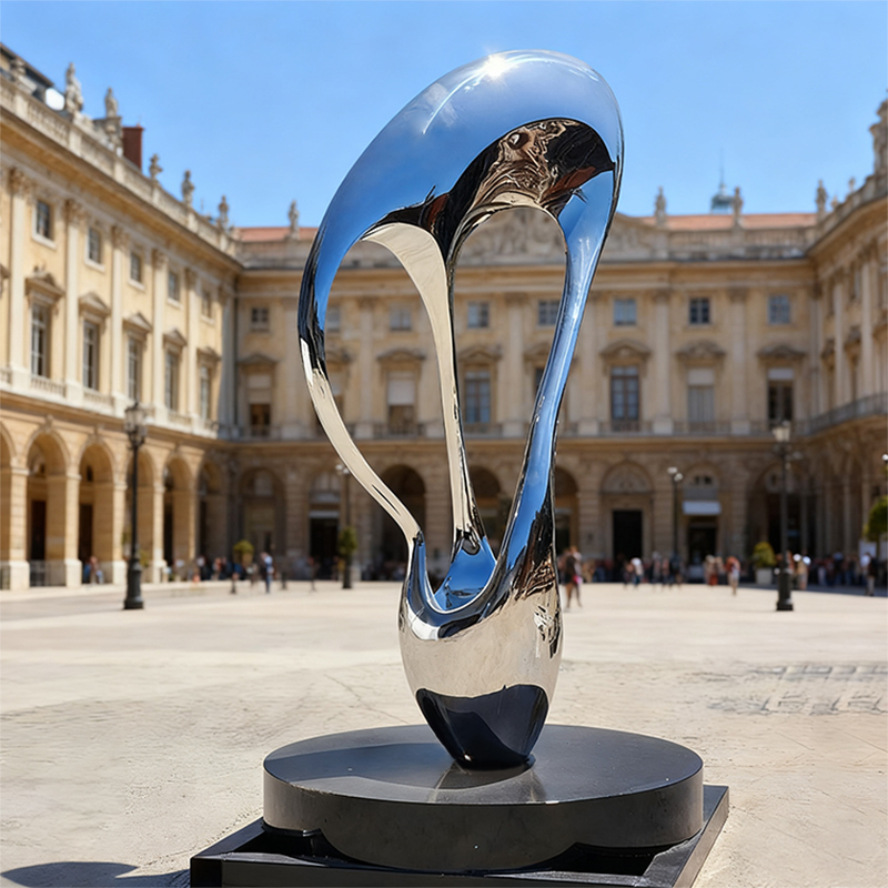 거울 광택 스테인레스 스틸 조각