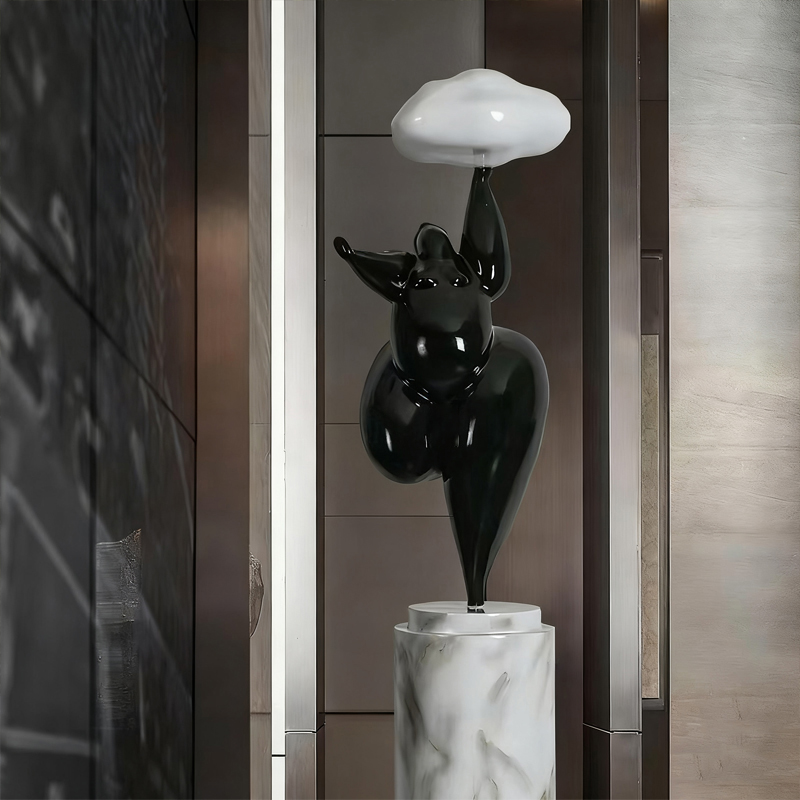 구름 리프팅 스타일 유리 섬유 장식 조각